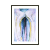 Framed Print | Georgia O'Keeffe "Grey Lines with Black, Blue, and Yellow"