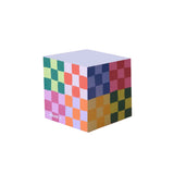 Sticky Note Cube | Rainbow Check