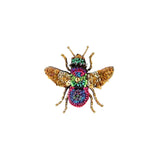 Rainbow Bee Brooch Pin