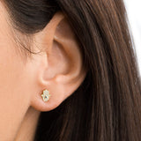 Mini Hamsa Studs - Silver