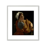 Framed Print | Orazio Gentileschi “Portrait of a Young Woman as a Sibyl”