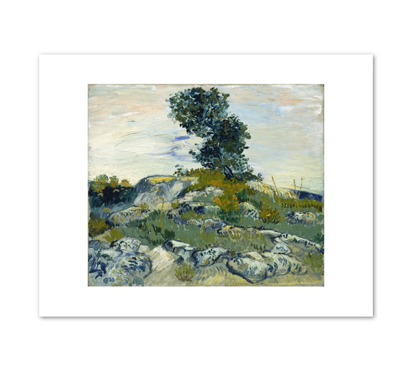 Vincent van Gogh "The Rocks" Print