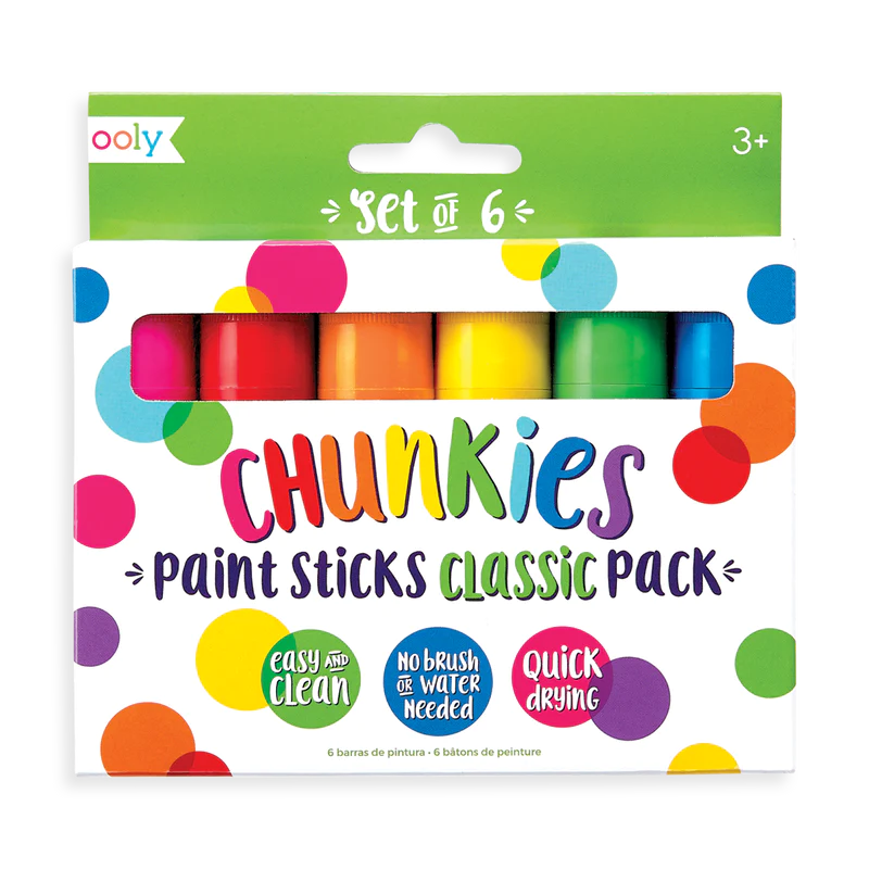 Chunkies Classic Paint Sticks - Set of 6