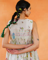 Mentha Block Printed Dress