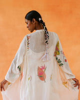 Nightjar Block-Printed Dress