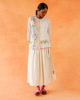 Freesia Jamdani Top