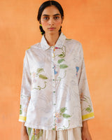 Heather Block Printed Shirt