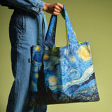 Recycled Bag | Vincent Van Gogh: The Starry Night-Neon