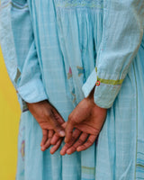 Sunflower Jamdani Dress