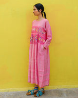 Sorrel Jamdani Dress