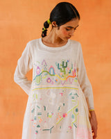 Acacia Jamdani Dress