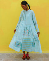 Sunflower Jamdani Dress