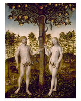 Framed Print | Lucas Cranach the Younger "The Fall of Man"