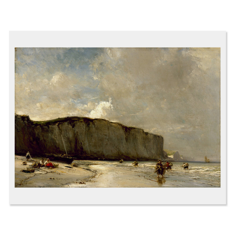 Eugene Isabey "View Along the Norman Coast" Print