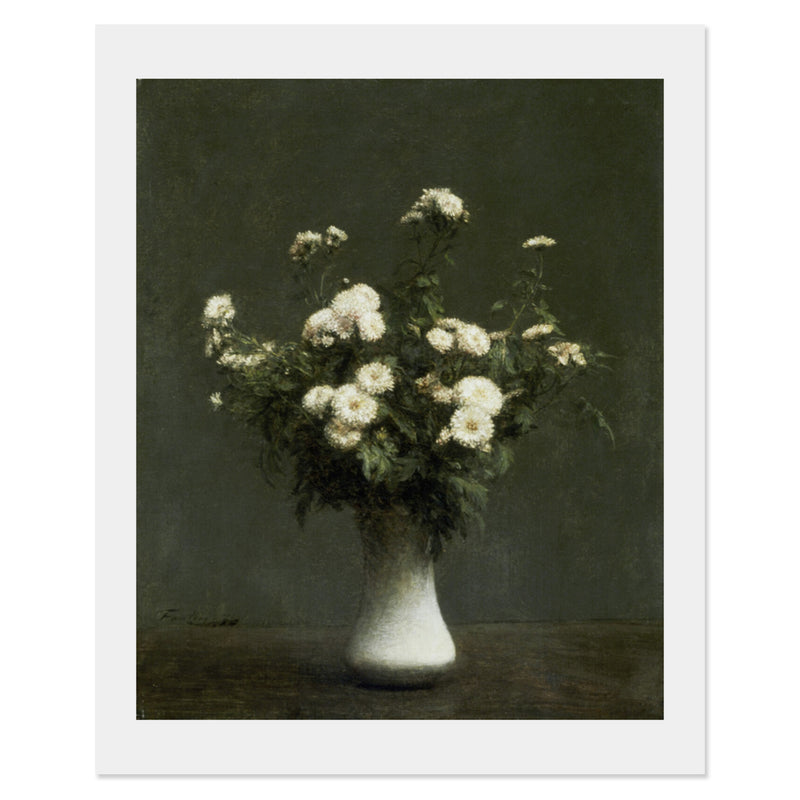 Henri Fantin-Latour "Vase of Chrysanthemums" Print