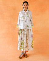 Heather Block Printed Shirt