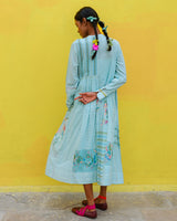 Sunflower Jamdani Dress