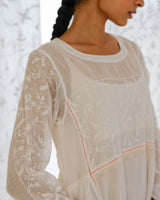 Alfalfa Chikankari Dress