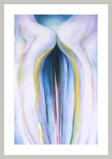 Framed Print | Georgia O'Keeffe "Grey Lines with Black, Blue, and Yellow"