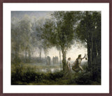 Framed Print | Jean-Baptiste-Camille Corot "Orpheus Leading Eurydice from the Underworld"