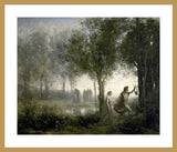 Framed Print | Jean-Baptiste-Camille Corot "Orpheus Leading Eurydice from the Underworld"