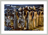Framed Print | John Biggers "The Stream Crosses the Path"