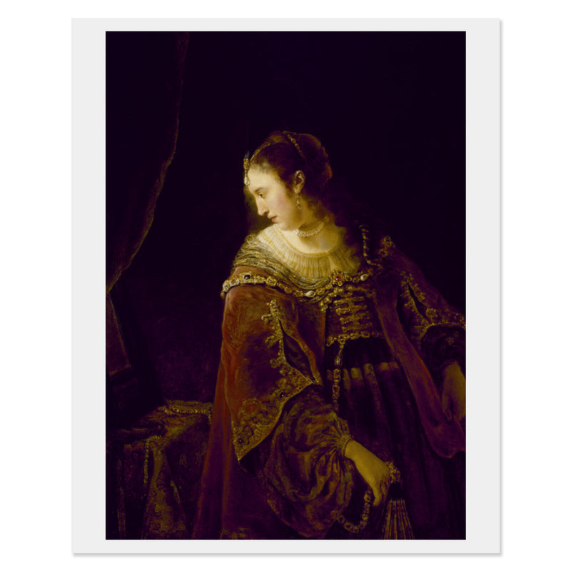 Ferdinand Bol "Woman at her Dressing Table" Print
