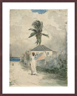 Framed Print | Winslow Homer "Along the Road, Bahamas"