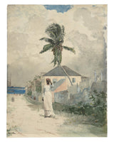 Framed Print | Winslow Homer "Along the Road, Bahamas"