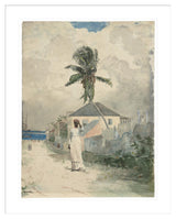 Framed Print | Winslow Homer "Along the Road, Bahamas"