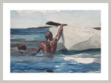 Framed Print | Winslow Homer "The Sponge Diver"