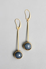 Geometric Earrings | Navy Blue