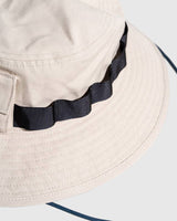 Organic Bucket Stash Hat: Bone