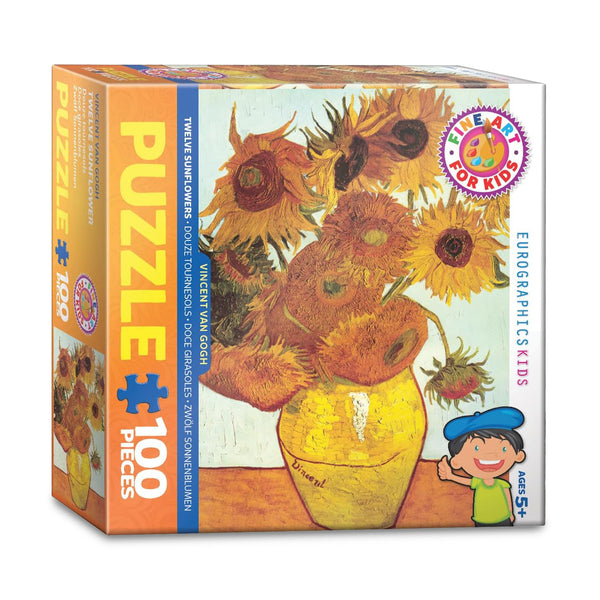 Vincent van Gogh “Twelve Sunflowers” Puzzle (100 Piece)