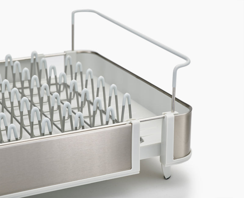 Extend™ Steel Expandable Dish Rack - Grey