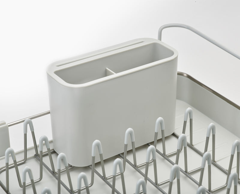 Extend™ Steel Expandable Dish Rack - Grey