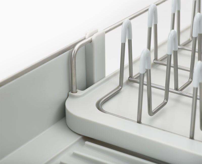 Extend™ Steel Expandable Dish Rack - Grey