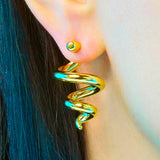 Corkscrew Earring | Gold