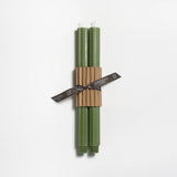 Fluted Church Tapers 12" - Set of 2