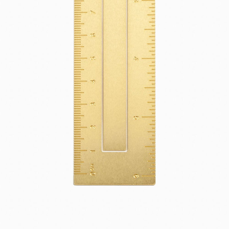 Brass Bookmark Ruler