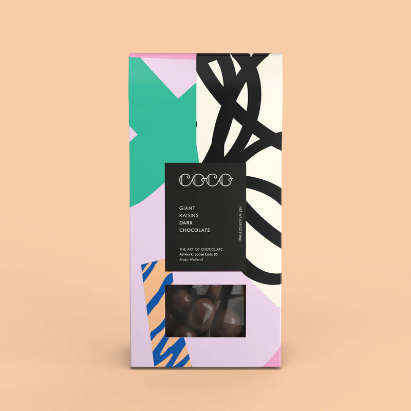 COCO Dark Chocolate: Giant Raisins