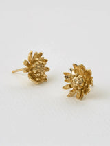 Chrysanthemum Flower Stud Earrings