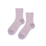 Mykonos Sheer Short Crew Socks - Lilac