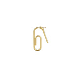 Mini Paper Clip Earring