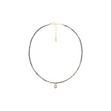 N° 924 Necklace in Ruthenium