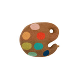 Paint Palette Shaped Cushion