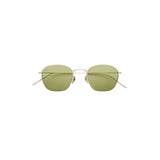 Osiris in Gold Titanium with Light Green Lenses