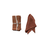 18" Square Stonewashed Linen Napkins, Set of 4