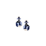 Ideal Mar Azul Dangle Earrings Blue