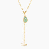 Cowrie Charm | Amazonite